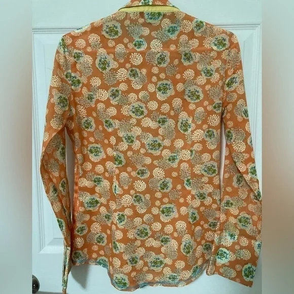 georg ROTH RUFFLE AND RIBBON SHIRT - Size XS - Picture 2 of 11